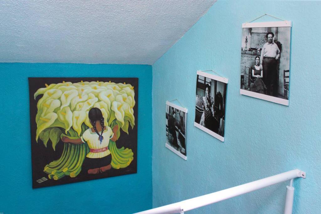 Villa Colorida Casa Azul En Texcoco Centro Wifi Cocina Texcoco de Mora Esterno foto