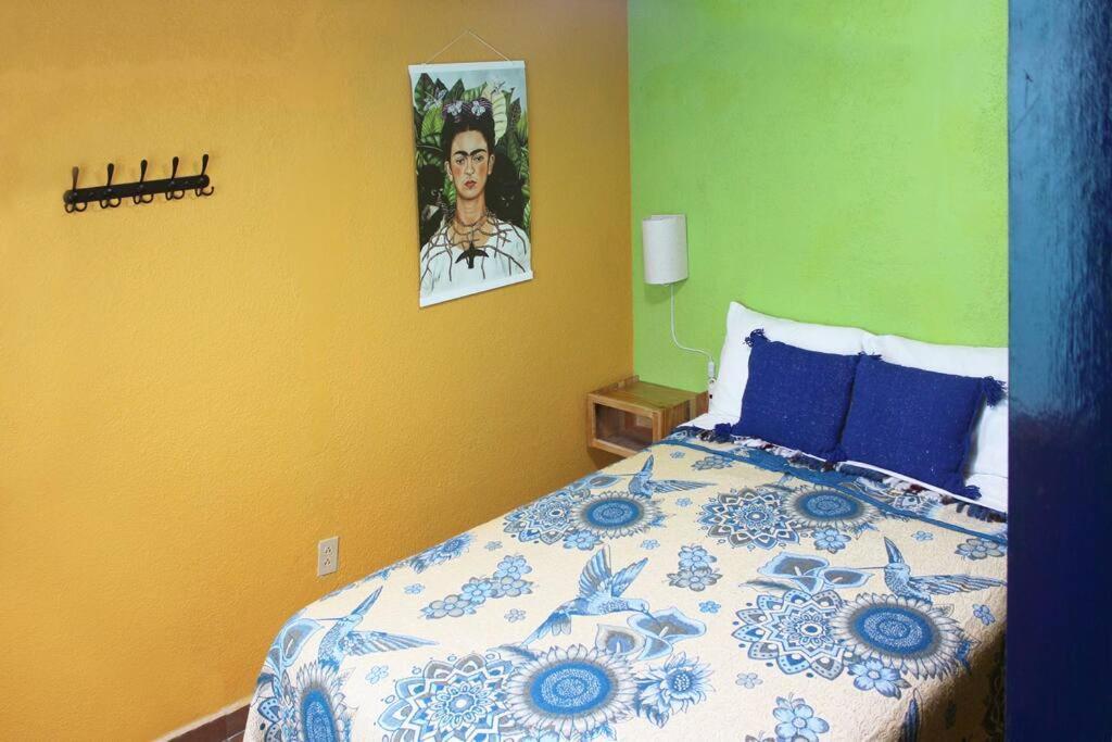 Villa Colorida Casa Azul En Texcoco Centro Wifi Cocina Texcoco de Mora Esterno foto